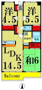 ラフィーネ【3階】の間取り