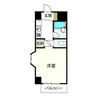 ジュネス瓢箪山【4階】の間取り