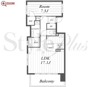 ローレルコート泉【10階】の間取り