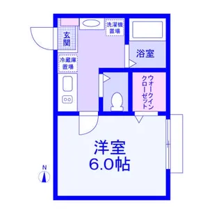 スカイビュー鷺沼【2階】の間取り