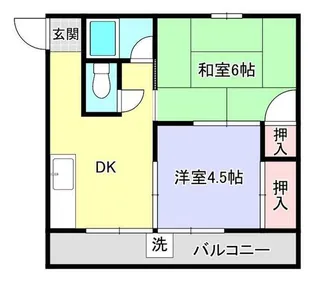 グリーンハイツ【3階】の間取り
