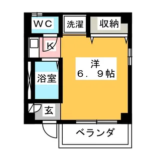 ヴィラ・ド・サカエ【1階】の間取り
