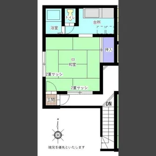 コーポ末広【2階】の間取り