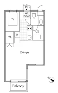 レジディア目黒II【3階】の間取り