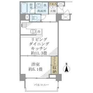 カナルグランデ【2階】の間取り