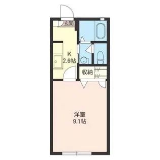 レジェンドヤマト大泉【2階】の間取り