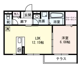 Casa Sereno【2階】の間取り