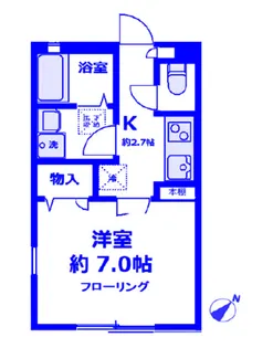 フォレスト大倉山【1階】の間取り