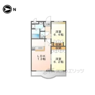 アスール【3階】の間取り