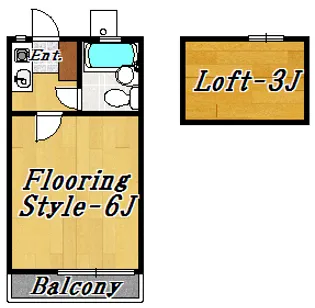 エクセル1【2階】の間取り