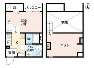CreActLy筥松【2階】の間取り