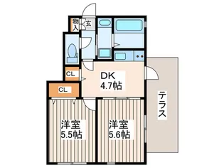 Grand Court K【1階】の間取り