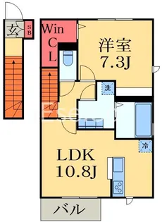 ファミリア蘇我【2階】の間取り