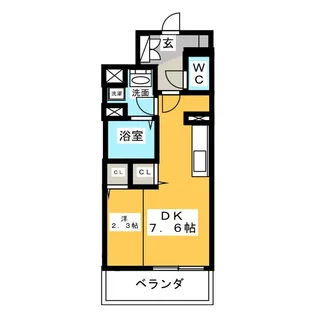 グランデ寿町【2階】の間取り