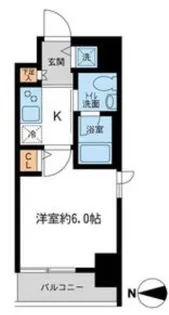 KDXレジデンス大島【5階】の間取り