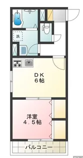 ベルクール近衛町【2階】の間取り