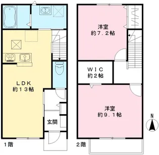 ユアメゾン ル フォレ壱番館の間取り
