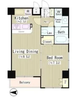 ラ・ヴィータ35【3階】の間取り