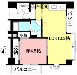 セントラルハイツ【2階】の間取り