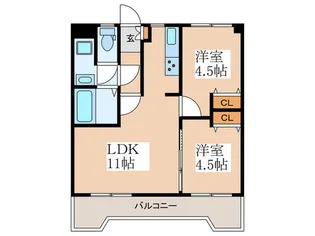シャルマン【2階】の間取り