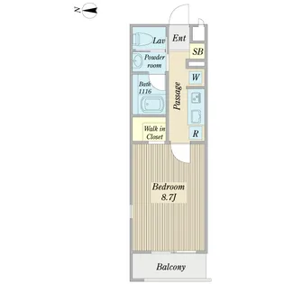 ラフィーネ三田【3階】の間取り