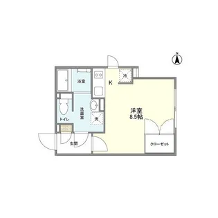 LAPiS Park 四谷三丁目【2階】の間取り