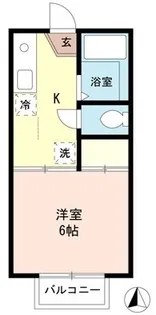 芝グリーンハイツA【2階】の間取り