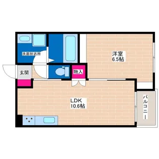 LianolaHiranoWEST【1階】の間取り