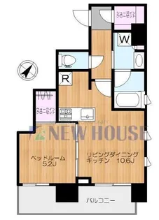 コンフォリア神楽坂DEUX【13階】の間取り
