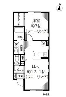 Bien Kagurazaka【1階】の間取り