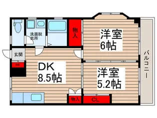 Ksコート【2階】の間取り