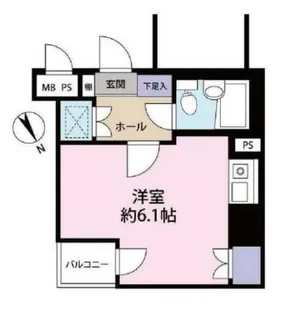 シティコープ目白【6階】の間取り