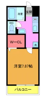 スカイレジデンス船橋【3階】の間取り
