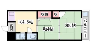 かもめ荘【2階】の間取り