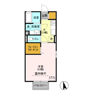 パトリア大手町【2階】の間取り