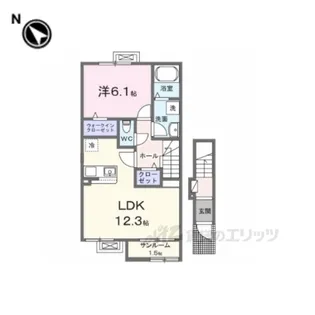 ルシエル【2階】の間取り