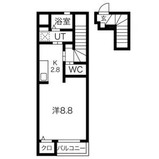フォルーナIII【2階】の間取り
