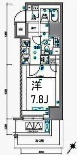 LEXE横濱関内【5階】の間取り