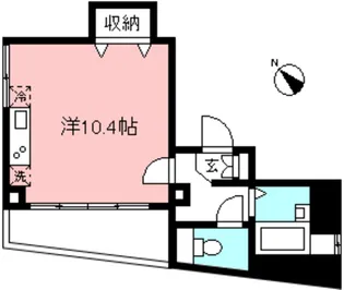リヴェール鳴海【2階】の間取り