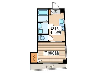 アビタシオンYKB【5階】の間取り