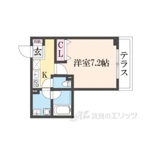 INOVE寝屋川大利元町【1階】の間取り