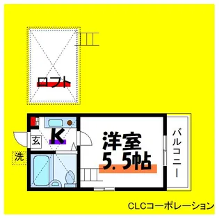 ルミエール星野【2階】の間取り