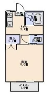 ゼスト【2階】の間取り