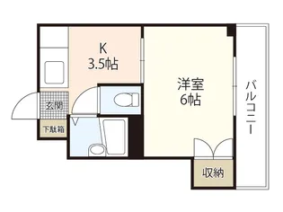 コーポ佐々木【3階】の間取り