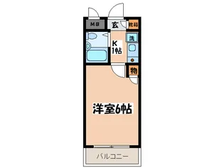 日神パレステ-ジ小田急相模原【4階】の間取り