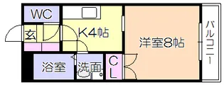 サクセス75【4階】の間取り