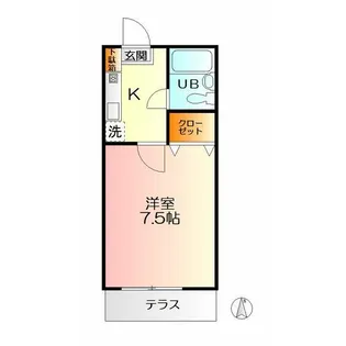 エスポワール弐番館【2階】の間取り