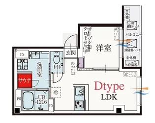 b’CASA金町EAST【4階】の間取り