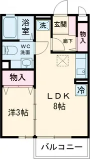 リビングタウン石川町【1階】の間取り