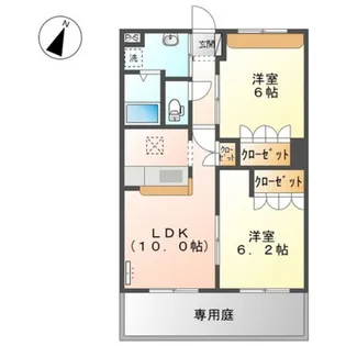 サニートレッフ【1階】の間取り